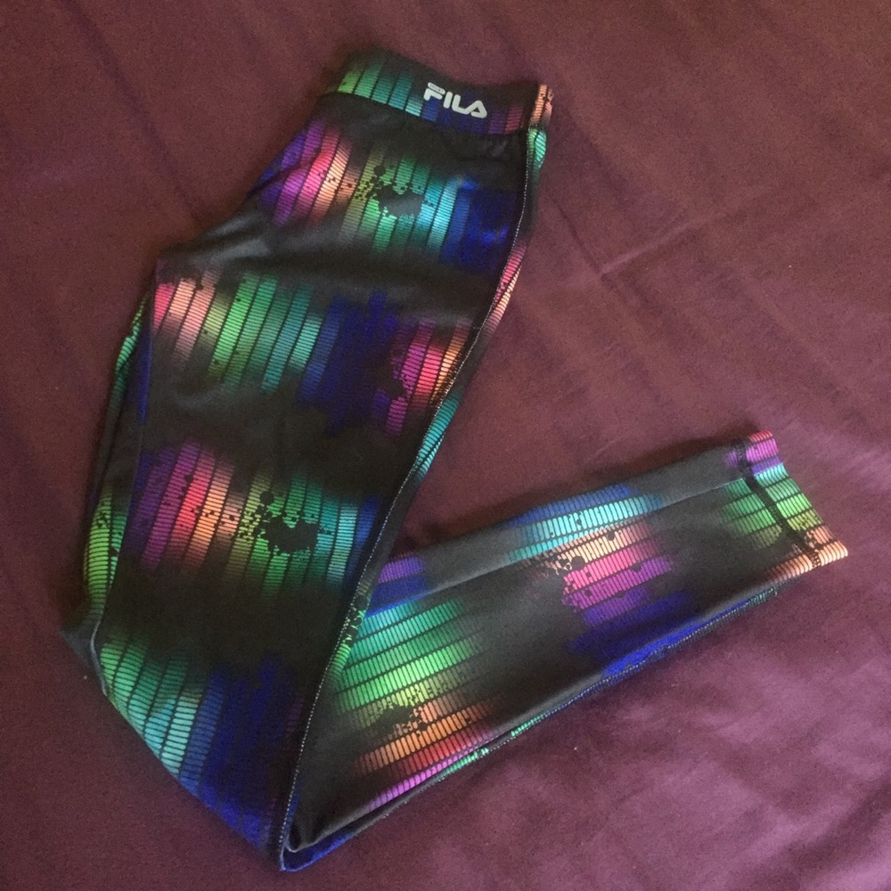 Rainbow Fila Leggings